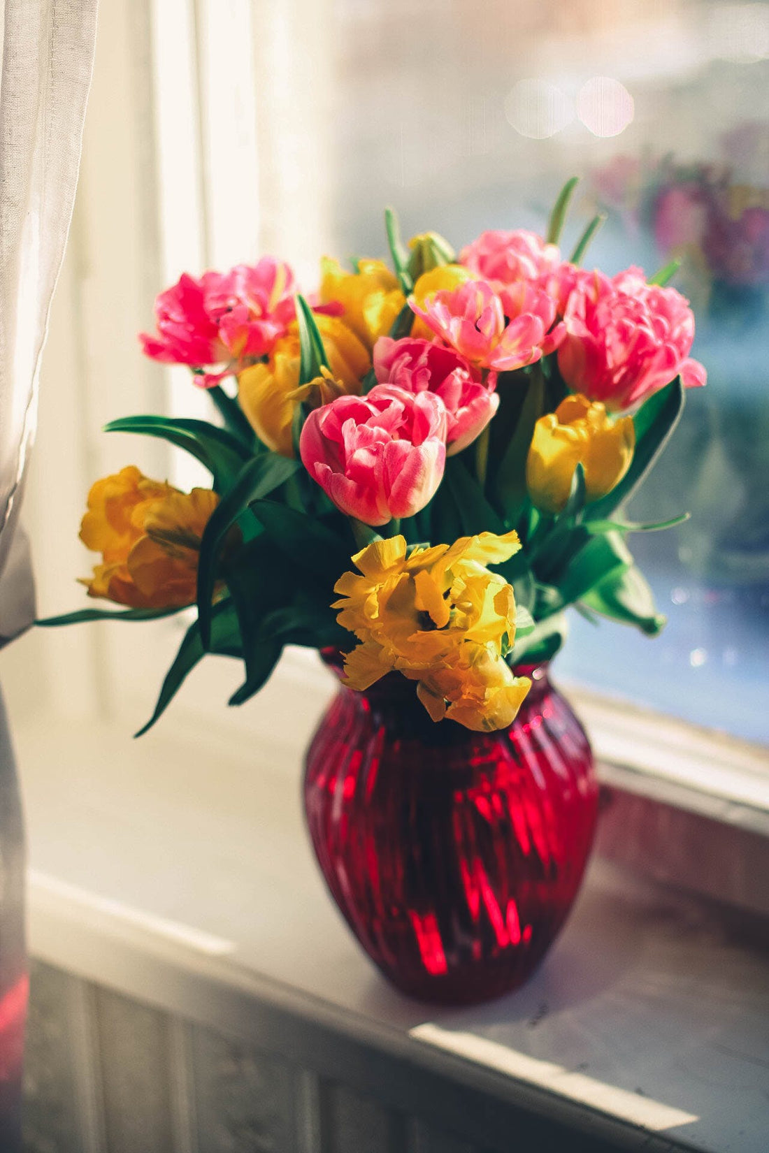 Bouquet of Flowers in a water vase