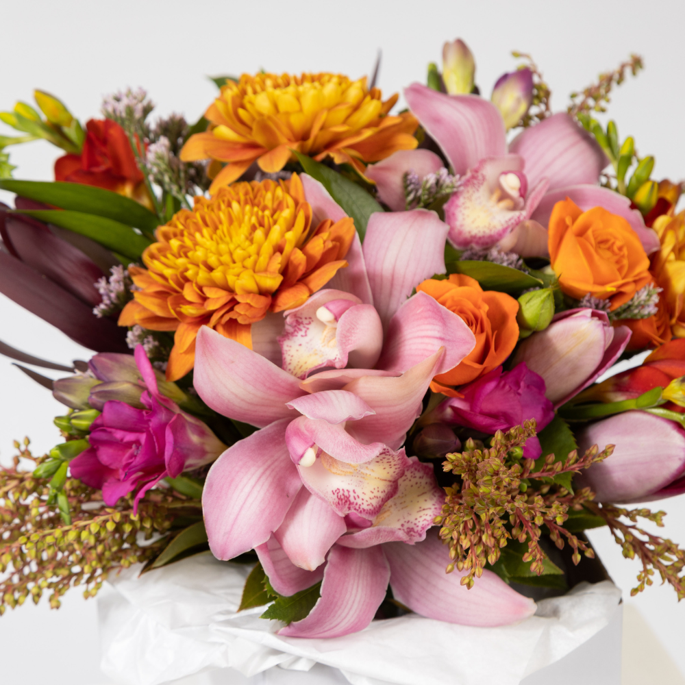 Bright And Bold Posy Edelweiss Flowers 